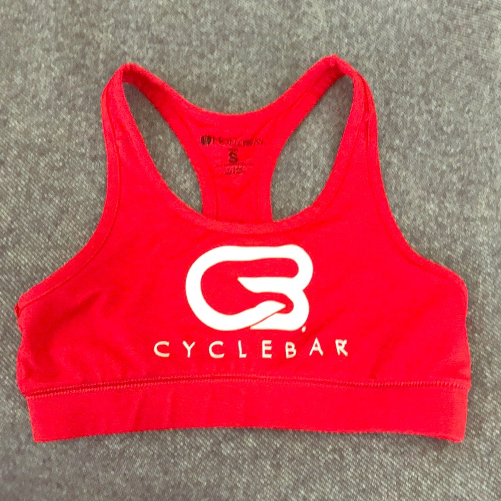 Red CycleBar Sports Bra